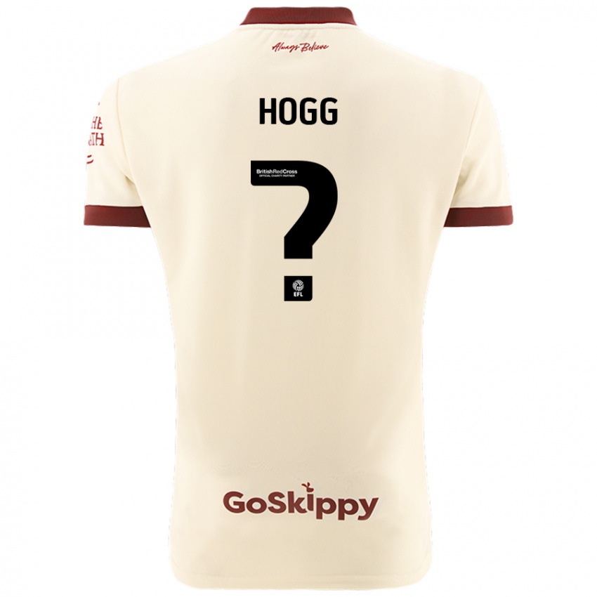 Heren Harry Hogg #0 Crèmewit Uitshirt Uittenue 2024/25 T-Shirt