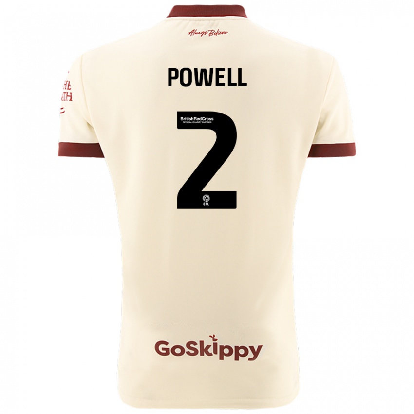 Heren Ella Powell #2 Crèmewit Uitshirt Uittenue 2024/25 T-Shirt