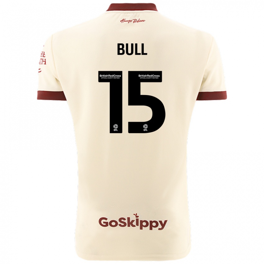 Heren Jasmine Bull #15 Crèmewit Uitshirt Uittenue 2024/25 T-Shirt