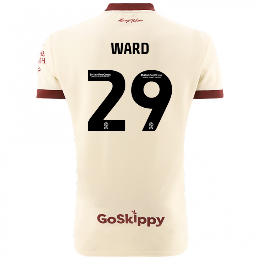 Heren Mari Ward #29 Crèmewit Uitshirt Uittenue 2024/25 T-Shirt