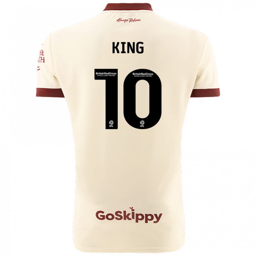 Heren Andy King #10 Crèmewit Uitshirt Uittenue 2024/25 T-Shirt