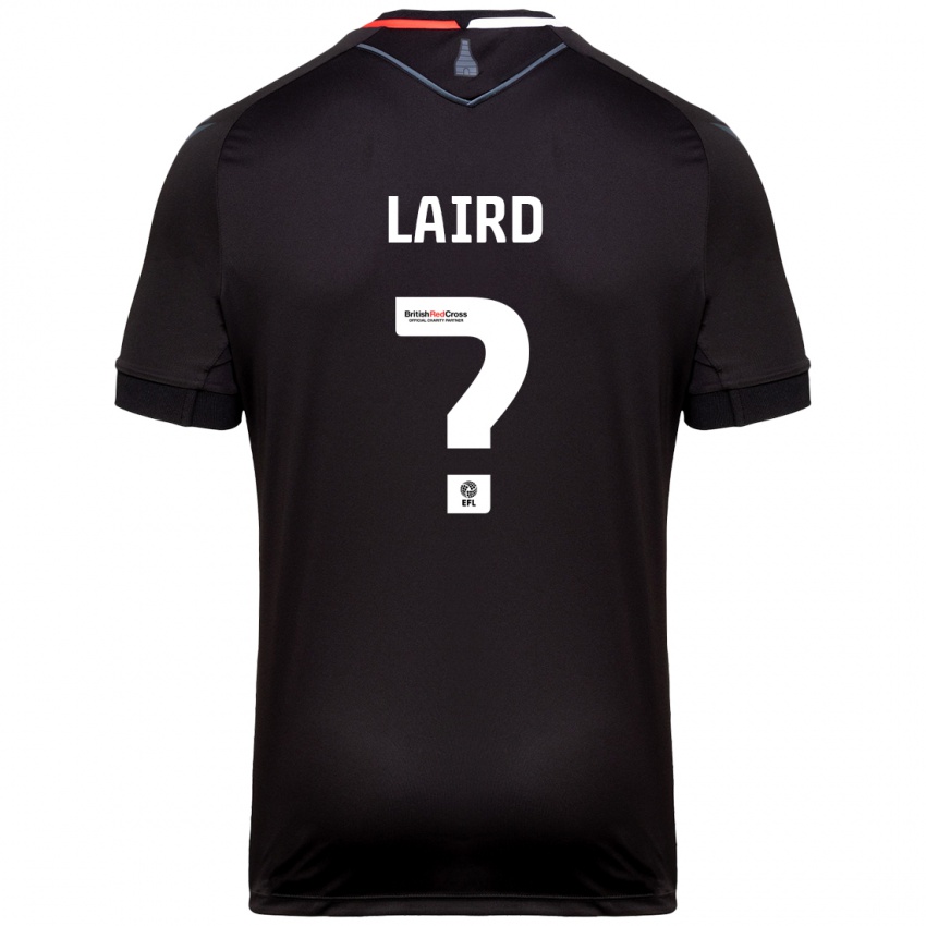 Heren Logan Laird #0 Zwart Uitshirt Uittenue 2024/25 T-Shirt