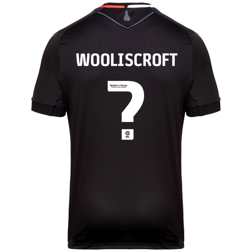 Heren Morgan Wooliscroft #0 Zwart Uitshirt Uittenue 2024/25 T-Shirt