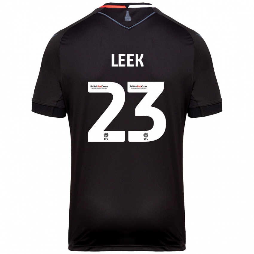 Heren Ellie Leek #23 Zwart Uitshirt Uittenue 2024/25 T-Shirt