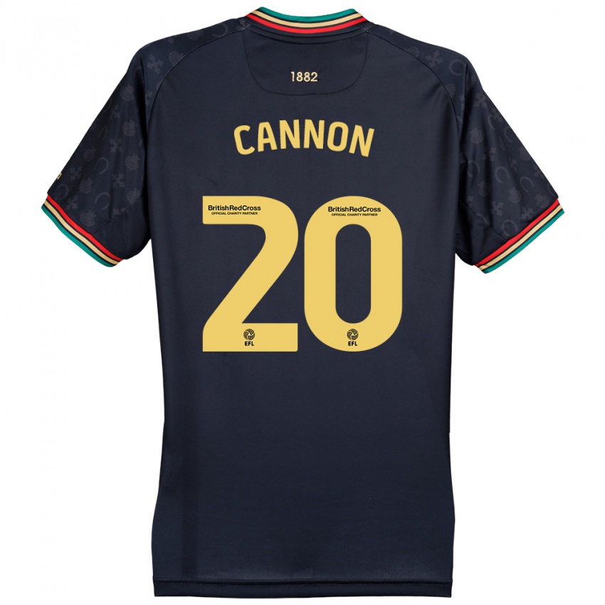 Heren Reggie Cannon #20 Donker Marineblauw Uitshirt Uittenue 2024/25 T-Shirt