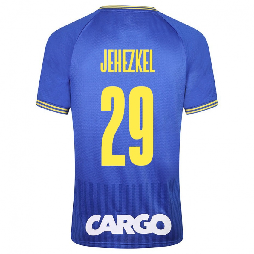 Heren Sagiv Jehezkel #29 Wit Uitshirt Uittenue 2024/25 T-Shirt