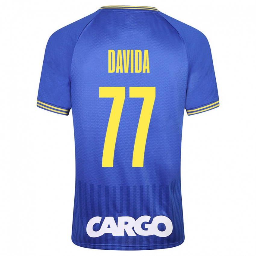 Heren Osher Davida #77 Wit Uitshirt Uittenue 2024/25 T-Shirt