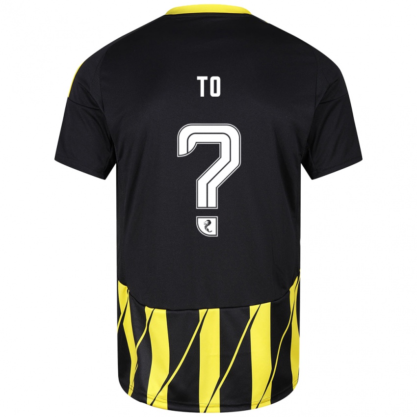 Heren Zack To #0 Zwart Geel Uitshirt Uittenue 2024/25 T-Shirt