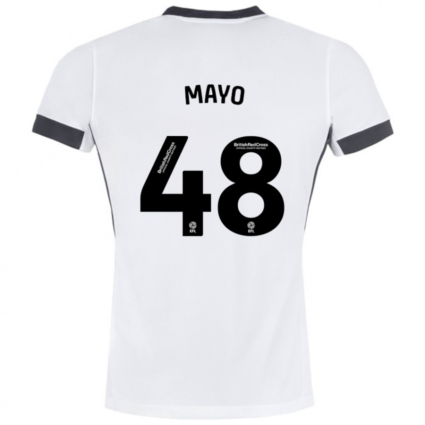 Heren Bradley Mayo #48 Wit Zwart Uitshirt Uittenue 2024/25 T-Shirt