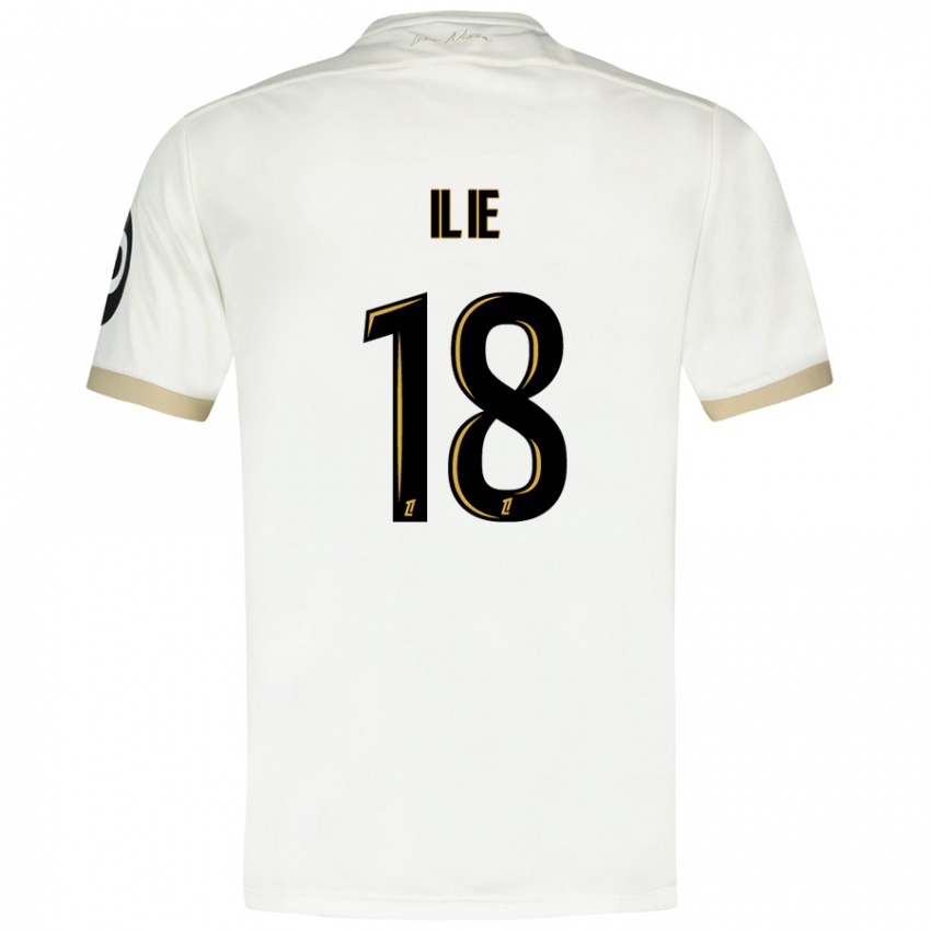 Heren Rareș Ilie #18 Wit Goud Uitshirt Uittenue 2024/25 T-Shirt