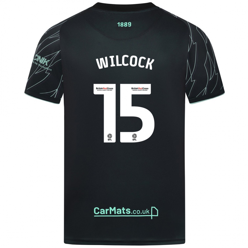 Heren Tamara Wilcock #15 Zwart Groen Uitshirt Uittenue 2024/25 T-Shirt