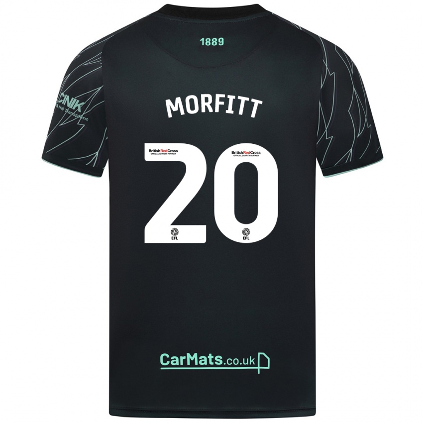 Heren Izzy Morfitt #20 Zwart Groen Uitshirt Uittenue 2024/25 T-Shirt