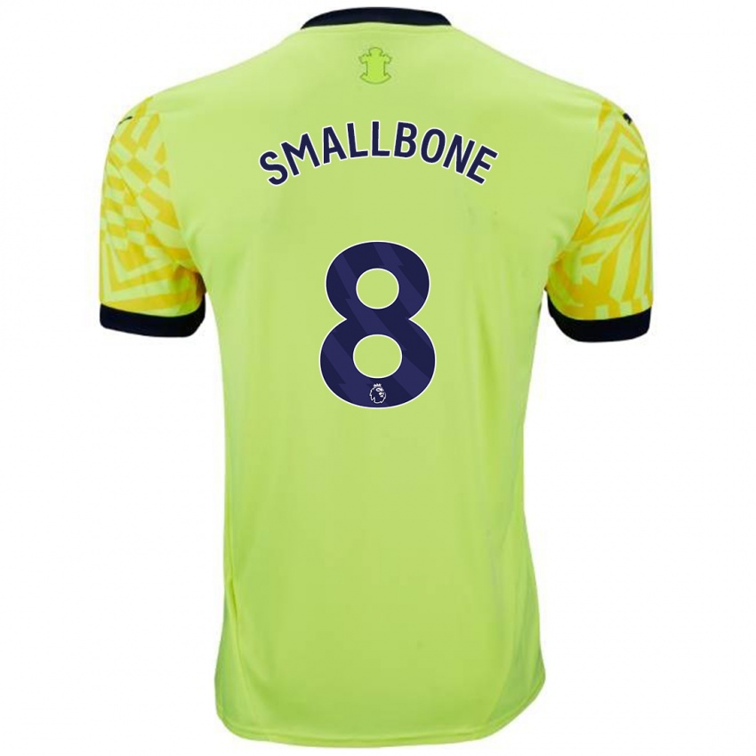 Heren Will Smallbone #8 Geel Uitshirt Uittenue 2024/25 T-Shirt