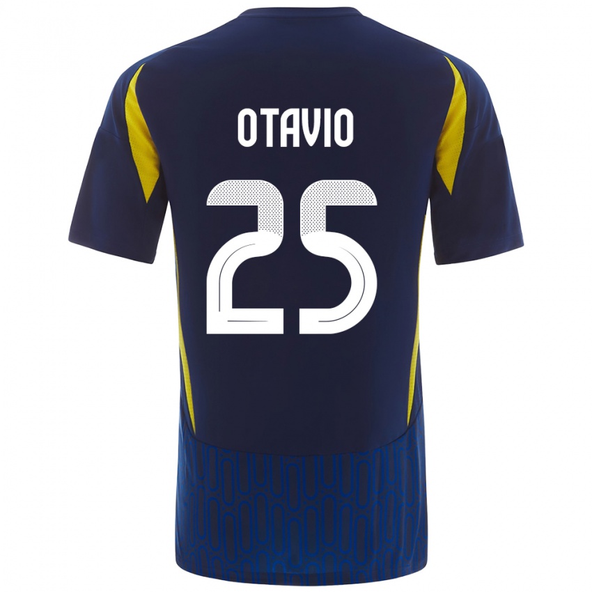 Heren Otavio #25 Blauw Geel Uitshirt Uittenue 2024/25 T-Shirt