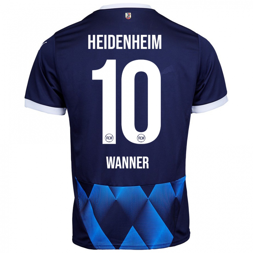 Heren Paul Wanner #10 Donker Marineblauw Uitshirt Uittenue 2024/25 T-Shirt