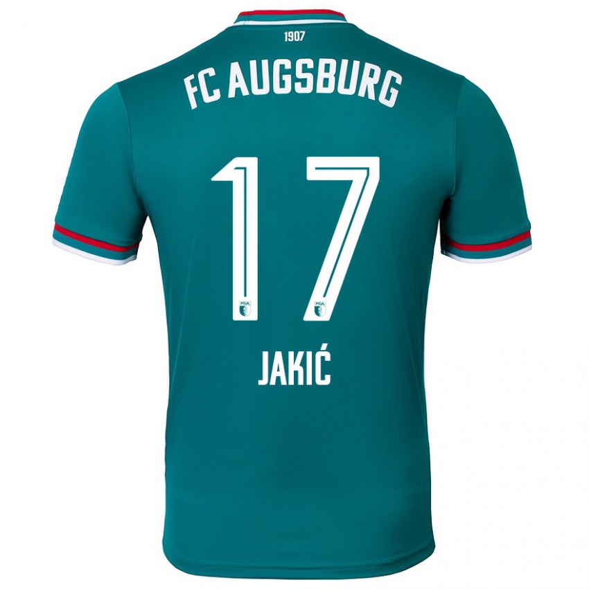 Heren Kristijan Jakic #17 Donkergroen Uitshirt Uittenue 2024/25 T-Shirt