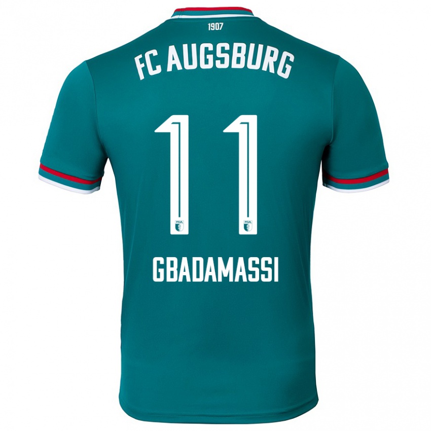 Heren Rayane Gbadamassi #11 Donkergroen Uitshirt Uittenue 2024/25 T-Shirt