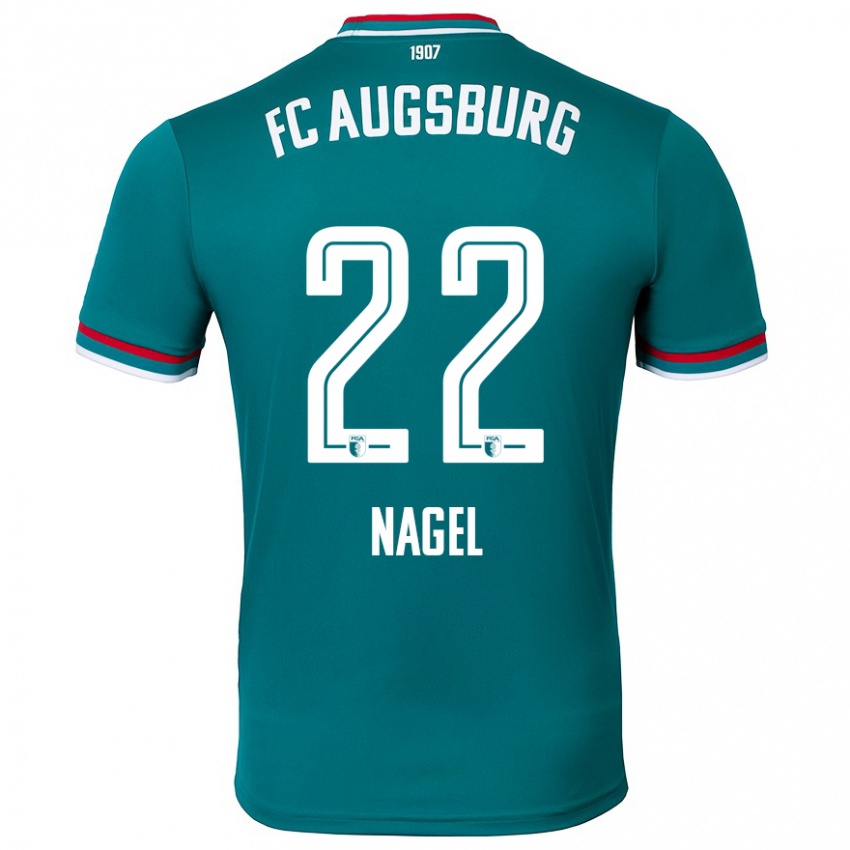 Heren Timo Nagel #22 Donkergroen Uitshirt Uittenue 2024/25 T-Shirt