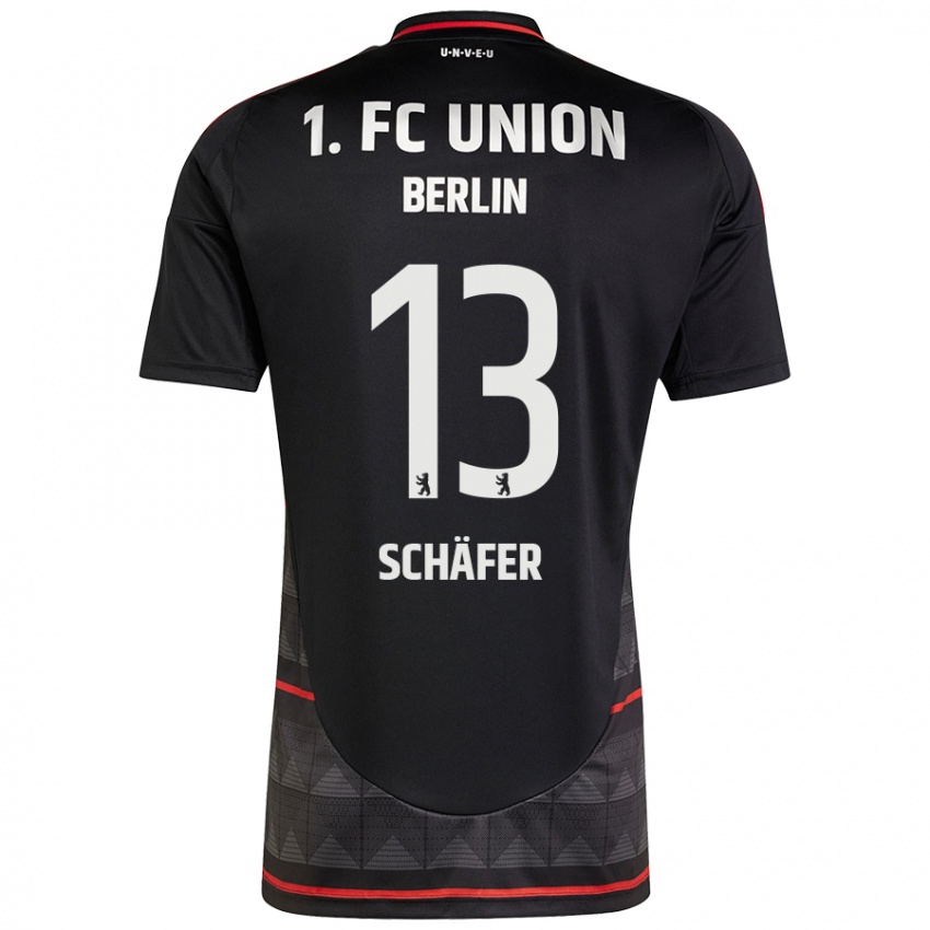 Heren András Schäfer #13 Zwart Uitshirt Uittenue 2024/25 T-Shirt