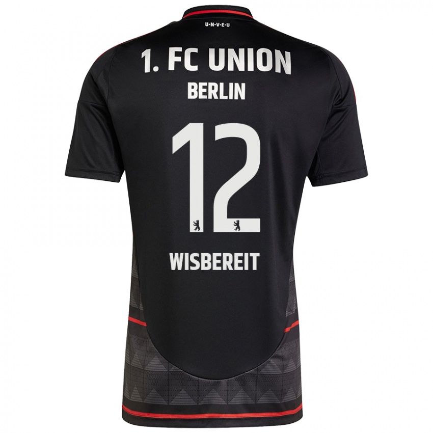 Heren Tom Wisbereit #12 Zwart Uitshirt Uittenue 2024/25 T-Shirt