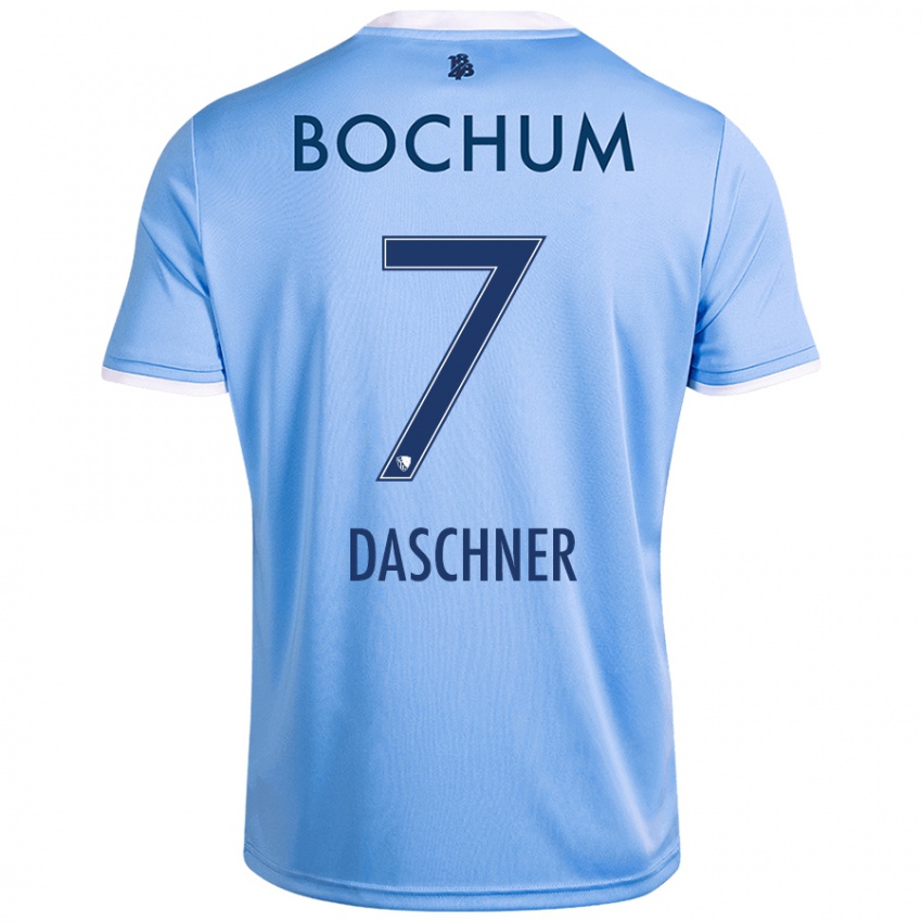 Heren Lukas Daschner #7 Hemelsblauw Uitshirt Uittenue 2024/25 T-Shirt