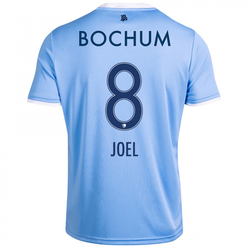 Heren Nico Joel #8 Hemelsblauw Uitshirt Uittenue 2024/25 T-Shirt