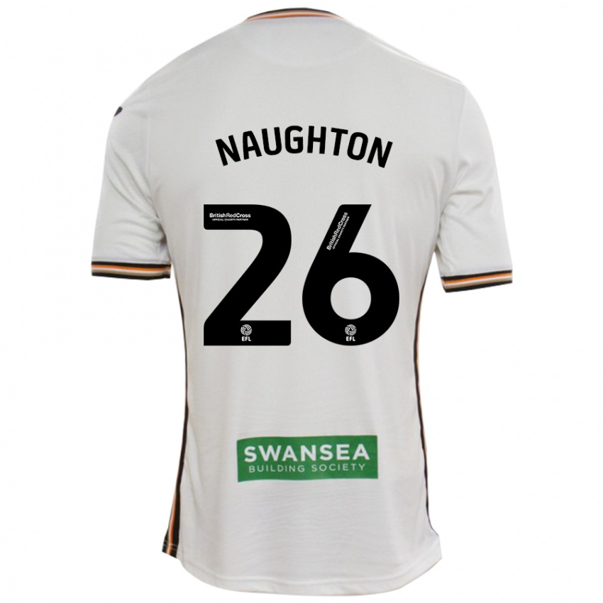 Dames Kyle Naughton #26 Wit Thuisshirt Thuistenue 2024/25 T-Shirt