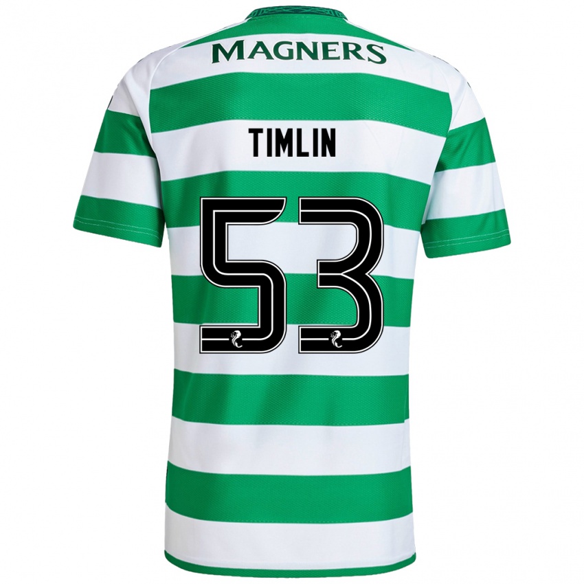 Dames Sophie Timlin #53 Groen Wit Thuisshirt Thuistenue 2024/25 T-Shirt