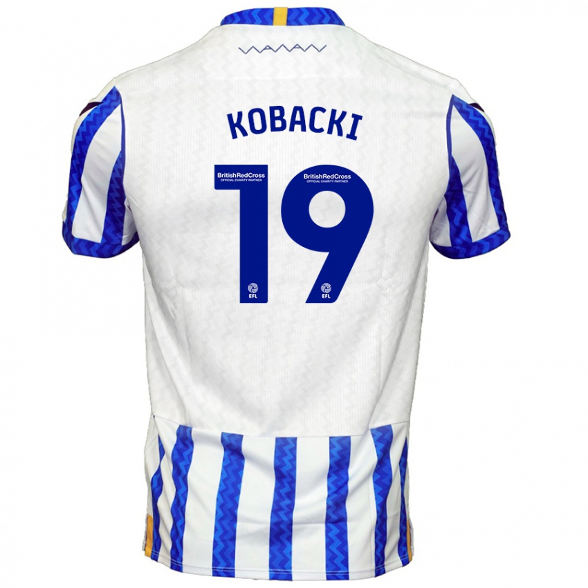 Dames Olaf Kobacki #19 Blauw Wit Thuisshirt Thuistenue 2024/25 T-Shirt