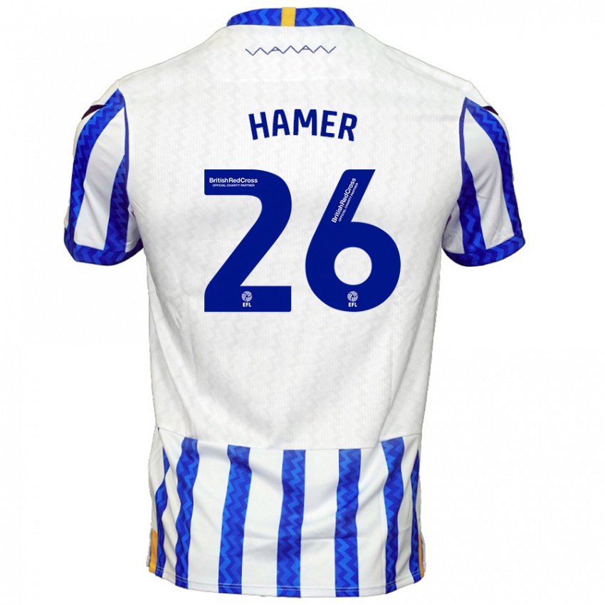 Dames Ben Hamer #26 Blauw Wit Thuisshirt Thuistenue 2024/25 T-Shirt