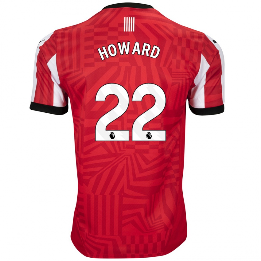 Dames Bethany-May Howard #22 Rood Wit Thuisshirt Thuistenue 2024/25 T-Shirt