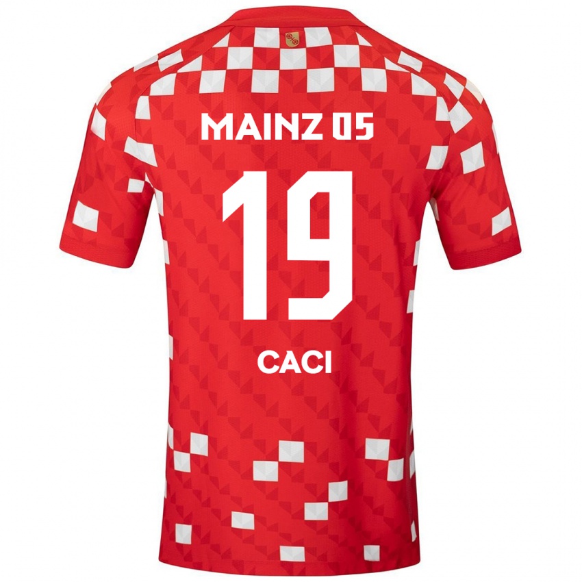 Dames Anthony Caci #19 Wit Rood Thuisshirt Thuistenue 2024/25 T-Shirt