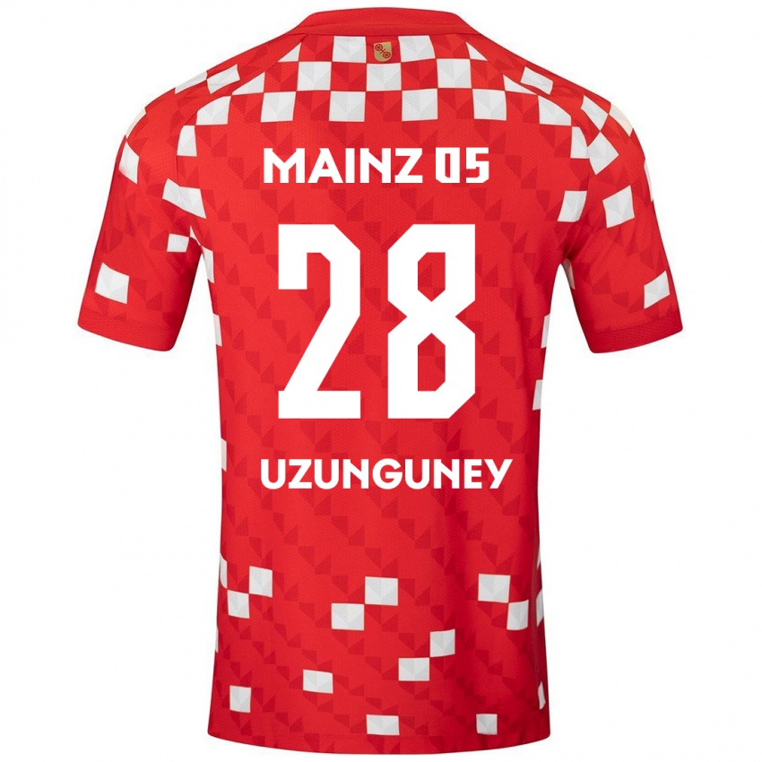 Dames Ebru Uzungüney #28 Wit Rood Thuisshirt Thuistenue 2024/25 T-Shirt