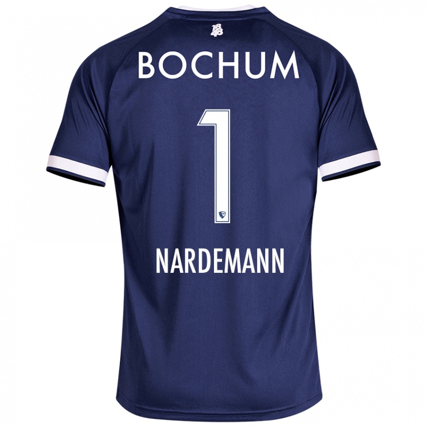 Dames Kari Närdemann #1 Donkerblauw Thuisshirt Thuistenue 2024/25 T-Shirt