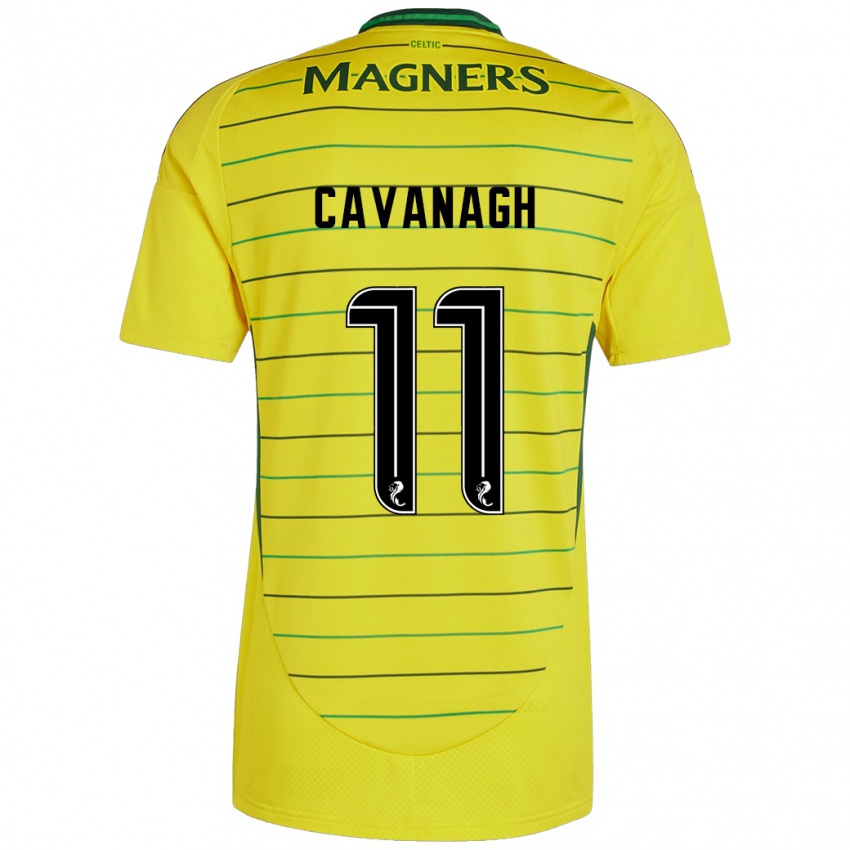 Dames Colette Cavanagh #11 Geel Uitshirt Uittenue 2024/25 T-Shirt