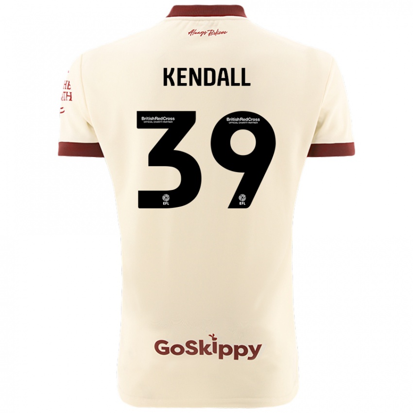 Dames Maya Kendall #39 Crèmewit Uitshirt Uittenue 2024/25 T-Shirt