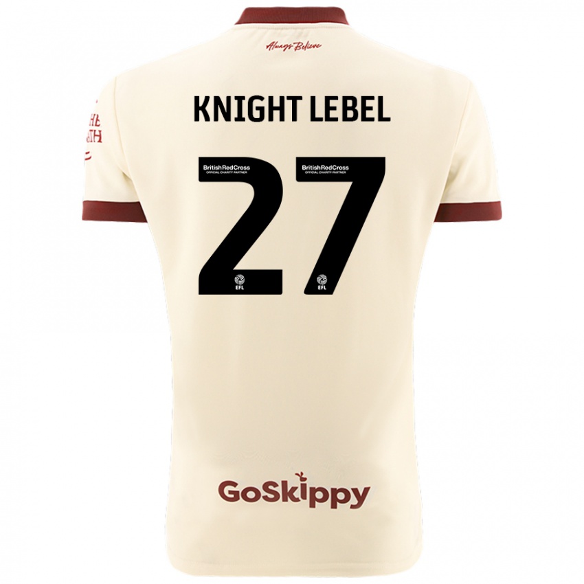 Dames Jamie Knight-Lebel #27 Crèmewit Uitshirt Uittenue 2024/25 T-Shirt