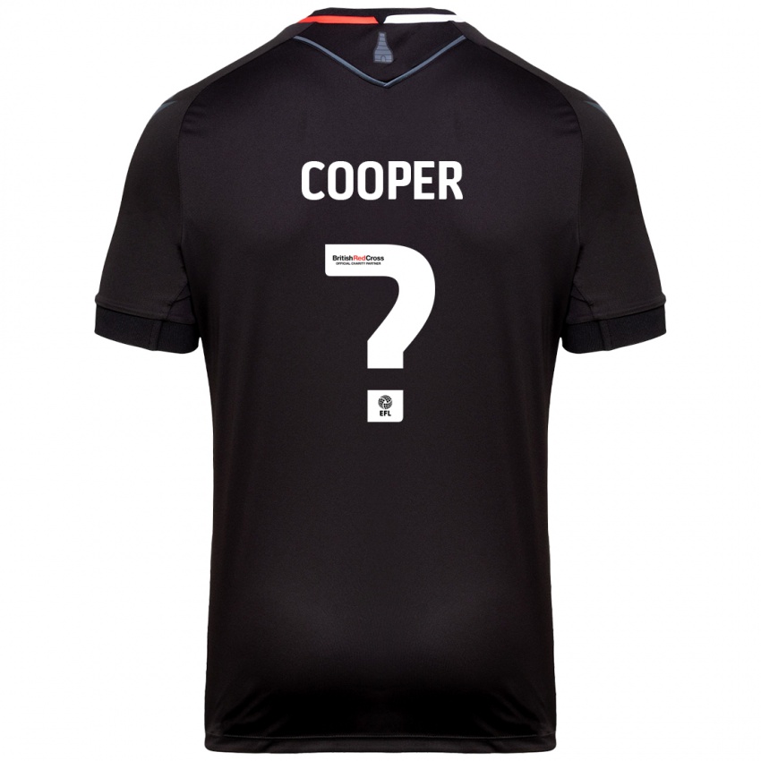 Dames Noah Cooper #0 Zwart Uitshirt Uittenue 2024/25 T-Shirt