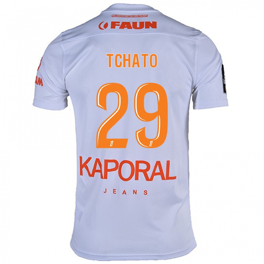 Dames Enzo Tchato #29 Wit Uitshirt Uittenue 2024/25 T-Shirt