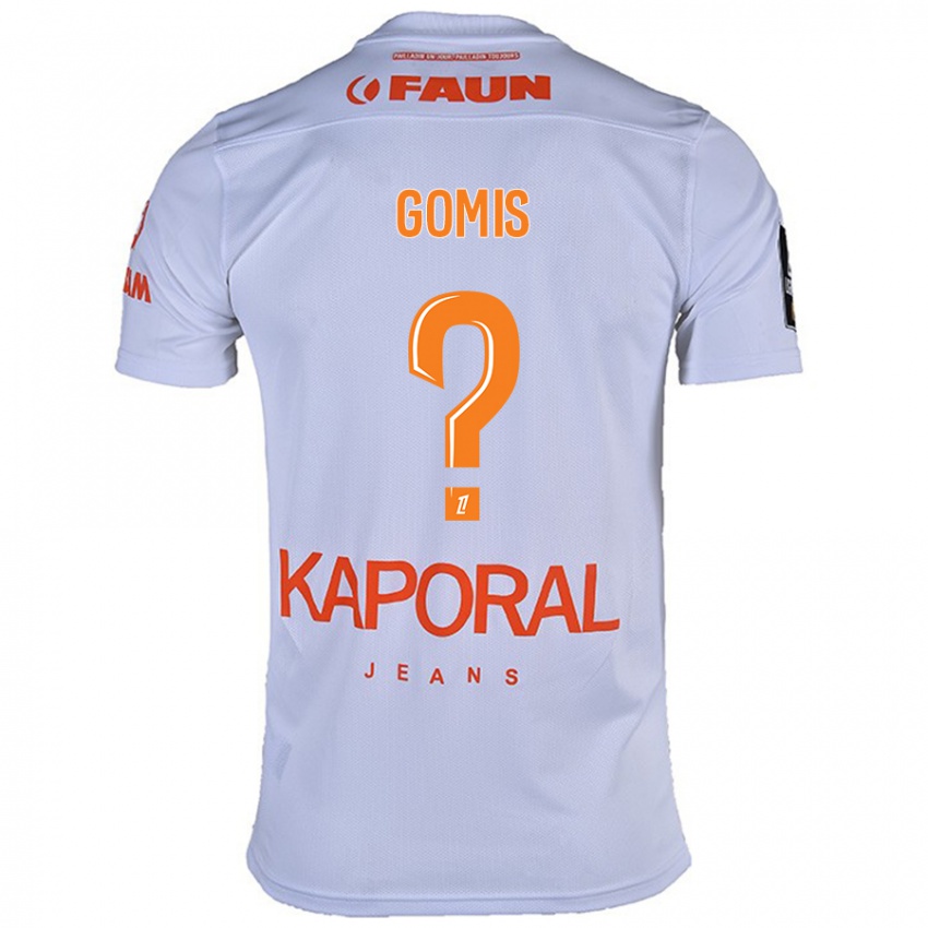 Dames Kabissan Gomis #0 Wit Uitshirt Uittenue 2024/25 T-Shirt