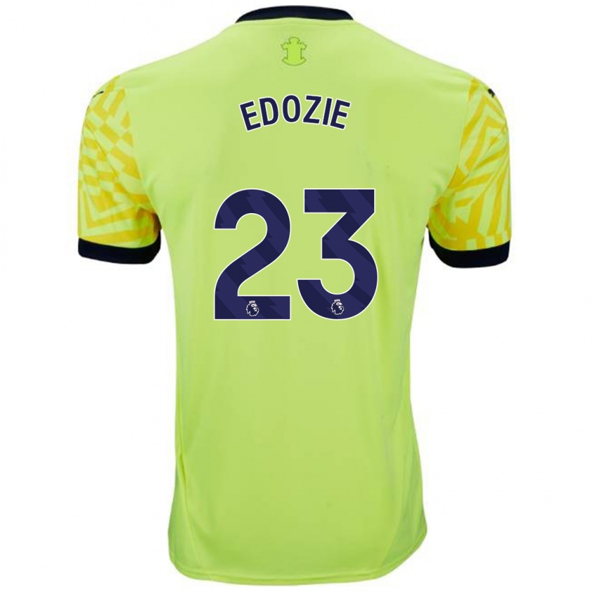 Dames Samuel Edozie #23 Geel Uitshirt Uittenue 2024/25 T-Shirt