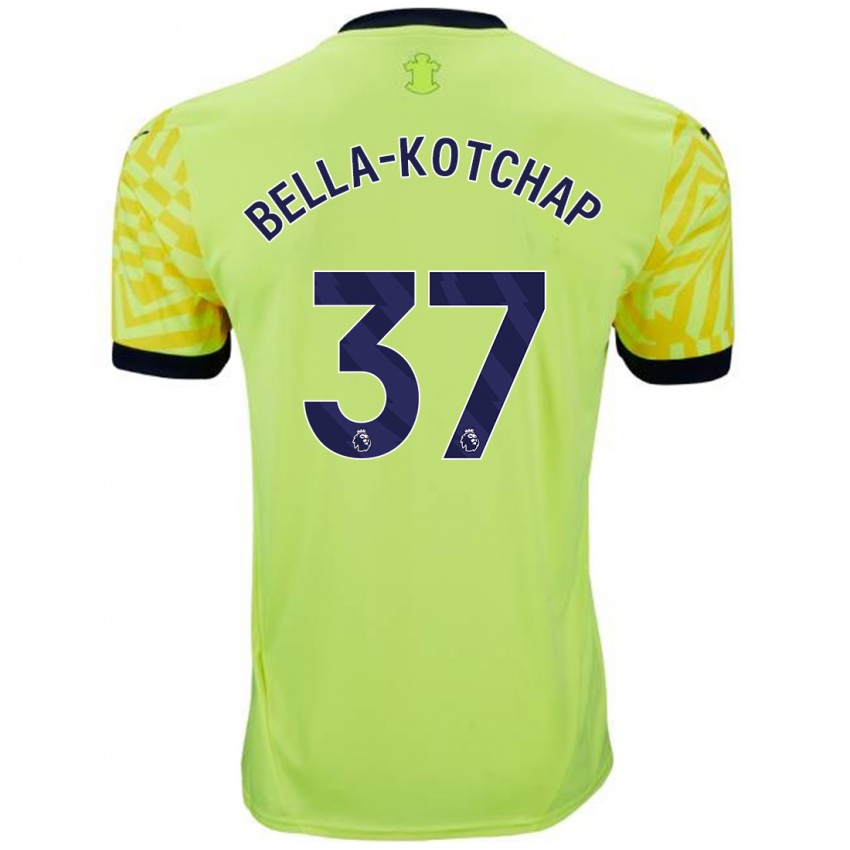 Dames Armel Bella-Kotchap #37 Geel Uitshirt Uittenue 2024/25 T-Shirt