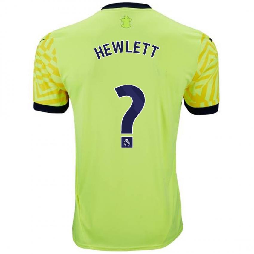 Dames Jem Hewlett #0 Geel Uitshirt Uittenue 2024/25 T-Shirt