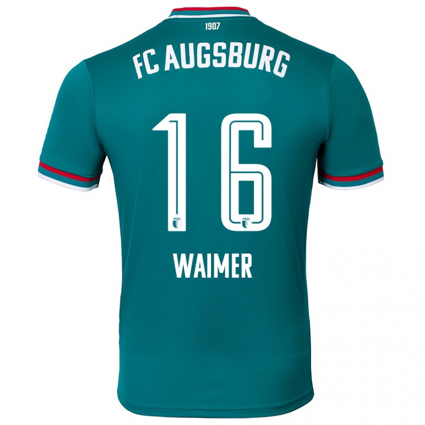 Dames Johannes Waimer #16 Donkergroen Uitshirt Uittenue 2024/25 T-Shirt