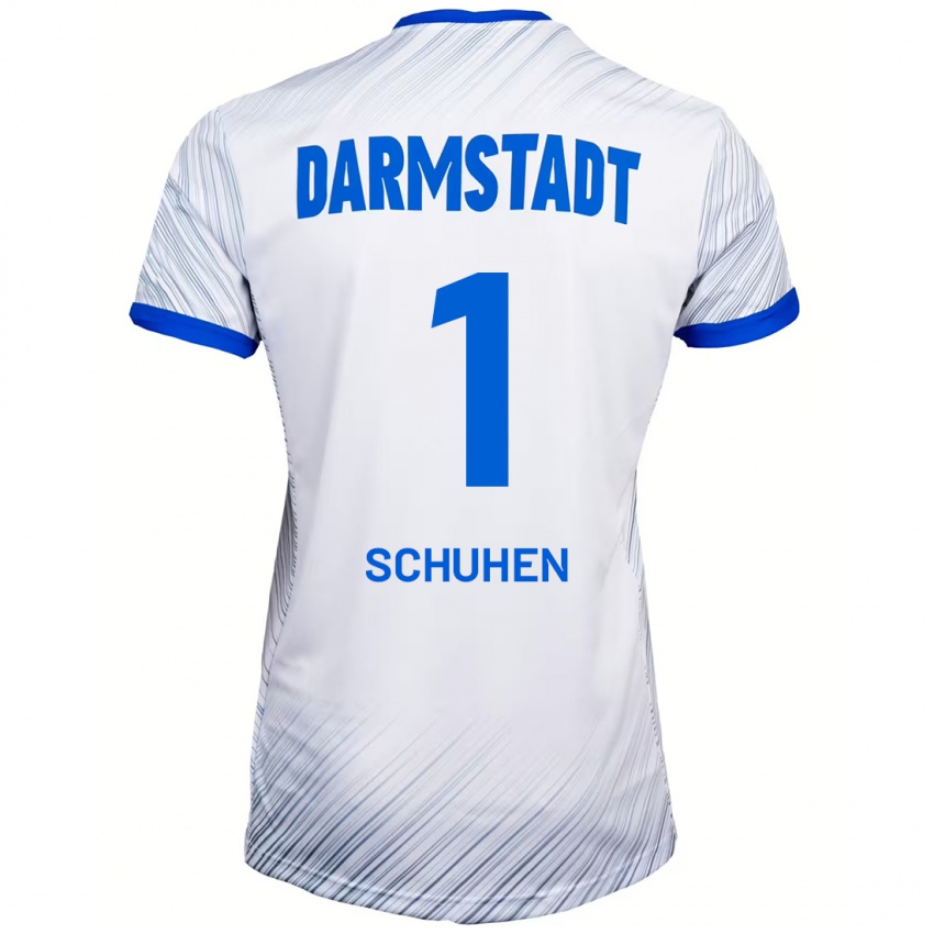 Dames Marcel Schuhen #1 Wit Blauw Uitshirt Uittenue 2024/25 T-Shirt