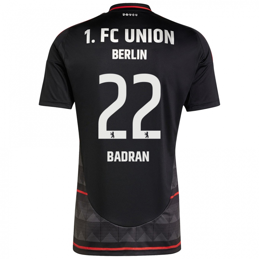 Dames Ahmad Badran #22 Zwart Uitshirt Uittenue 2024/25 T-Shirt