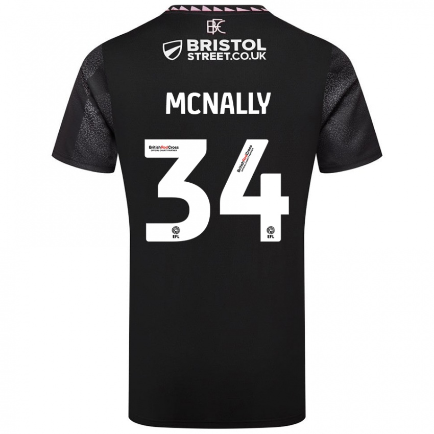 Dames Luke Mcnally #34 Zwart Uitshirt Uittenue 2024/25 T-Shirt