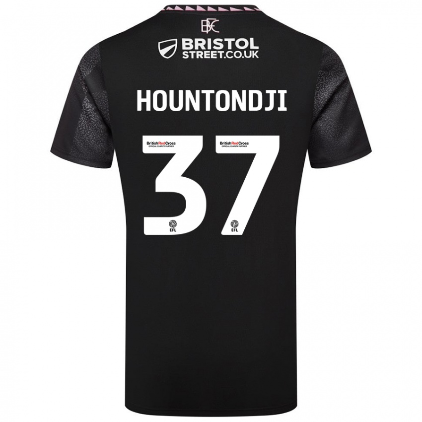 Dames Andreas Hountondji #37 Zwart Uitshirt Uittenue 2024/25 T-Shirt