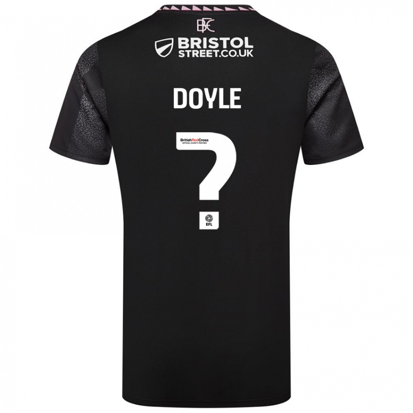 Dames Emma Doyle #0 Zwart Uitshirt Uittenue 2024/25 T-Shirt