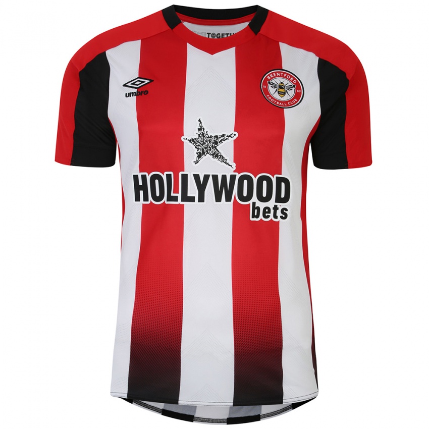 Kinderen Ethan Pinnock #5 Rood Wit Thuisshirt Thuistenue 2024/25 T-Shirt